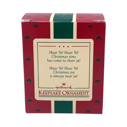 1988 The Town Crier Hallmark Ornament (Bunny) QX4734