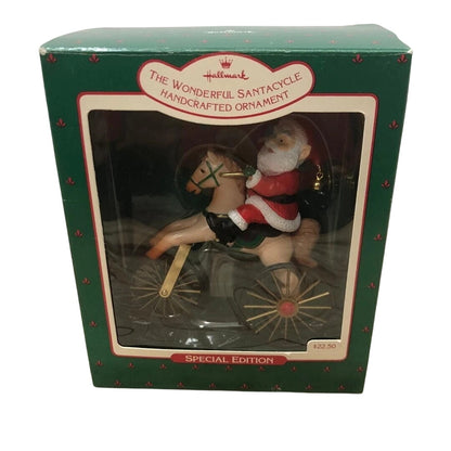 1988 The Wonderful Santacycle Hallmark Ornament (Santa Claus) QX4114