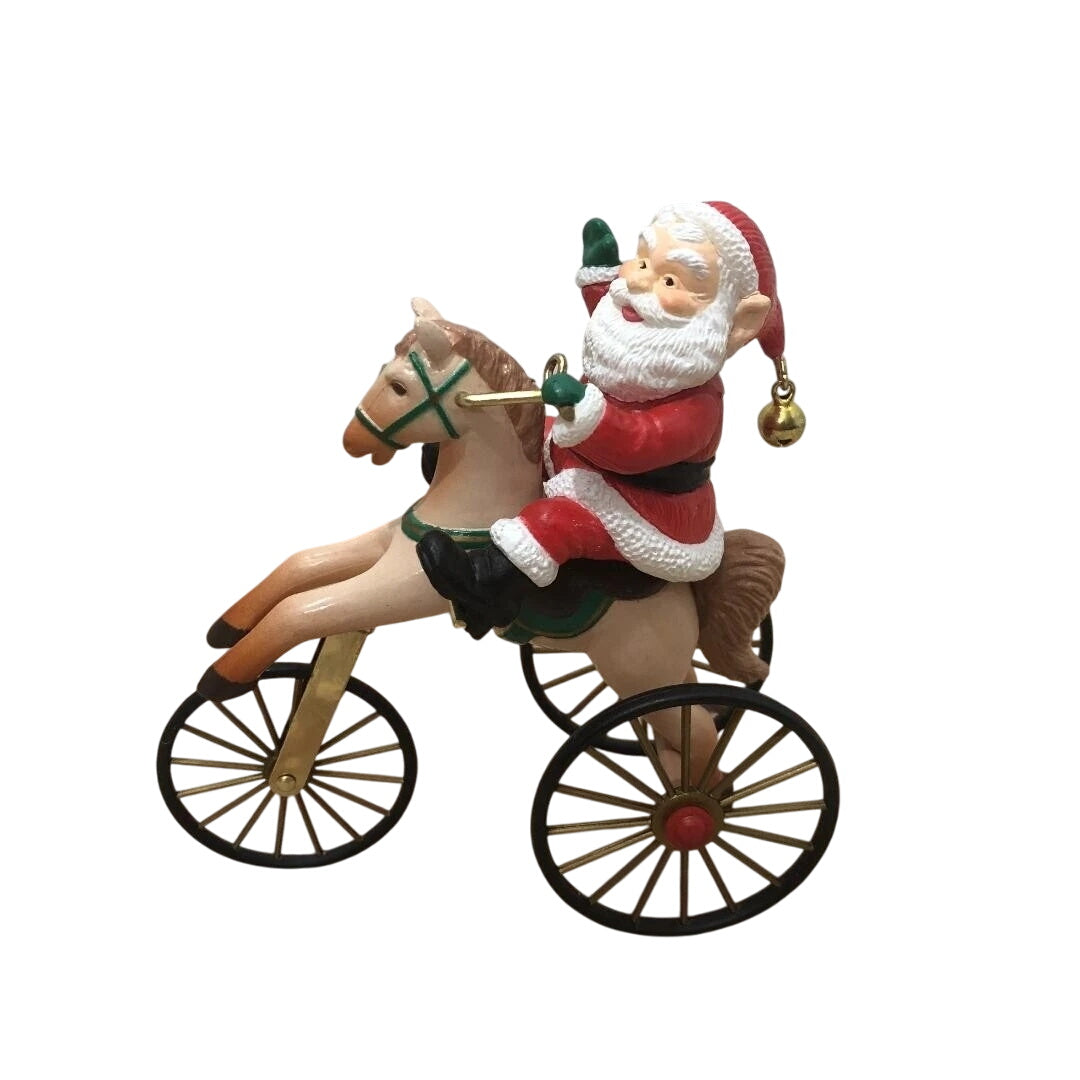 1988 The Wonderful Santacycle Hallmark Ornament (Santa Claus) QX4114