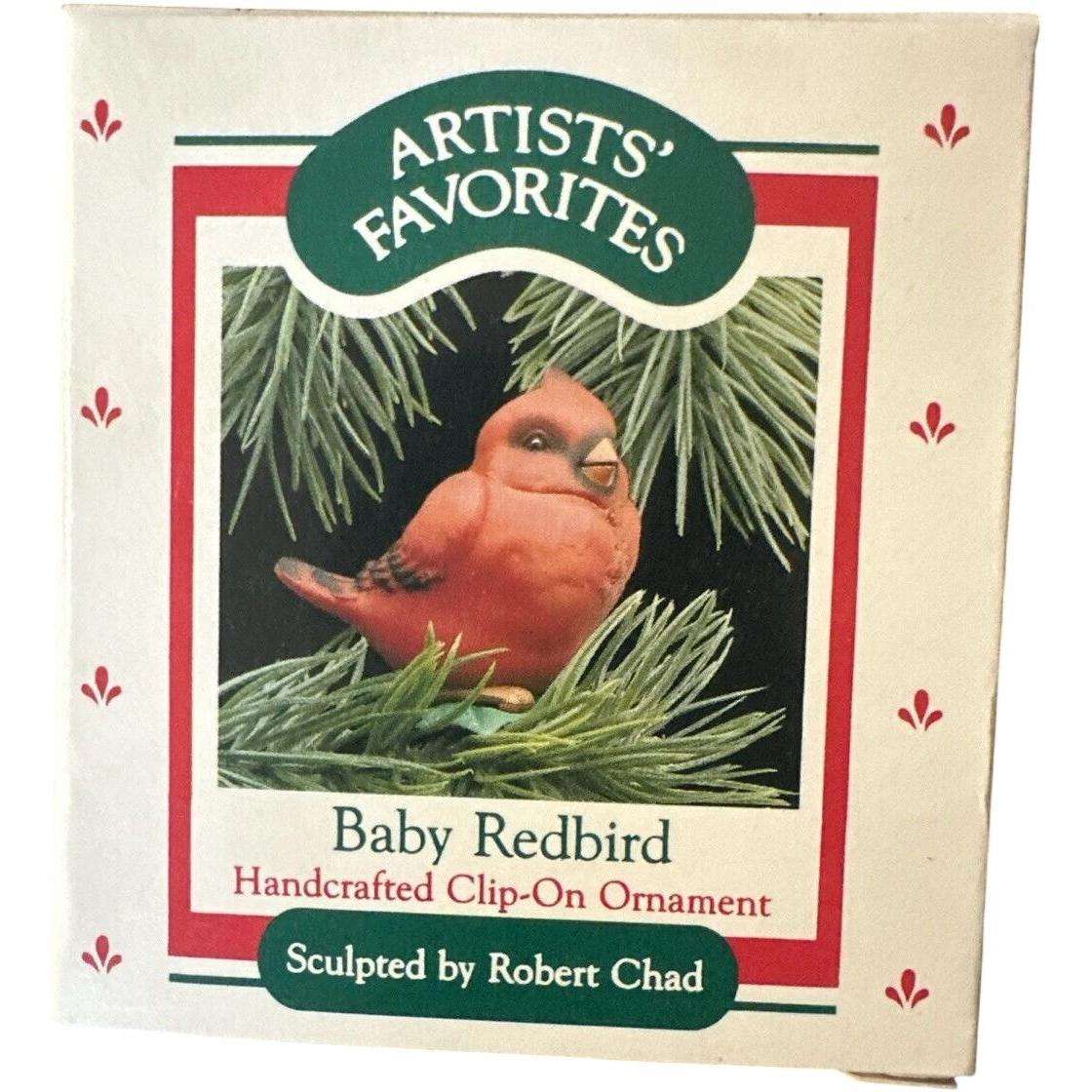 1988 Baby Redbird Hallmark Ornament (Bird) QX4101