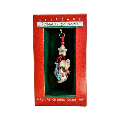 1988 Baby's First Christmas (Baby's First Christmas) Hallmark Ornament QXM574-4 Image2