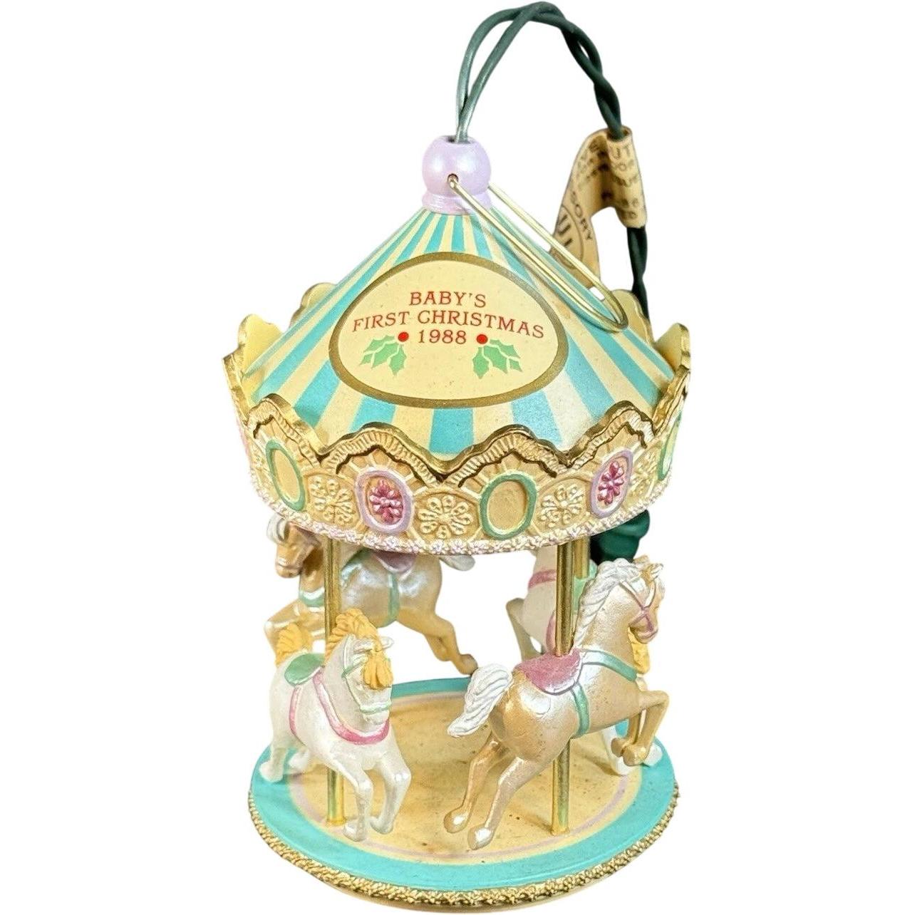 1988 Baby's First Christmas Hallmark Ornament (Baby's First Christmas) QLX7184