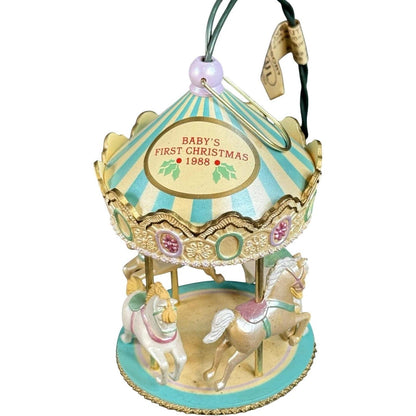 1988 Baby's First Christmas Hallmark Ornament (Baby's First Christmas) QLX7184