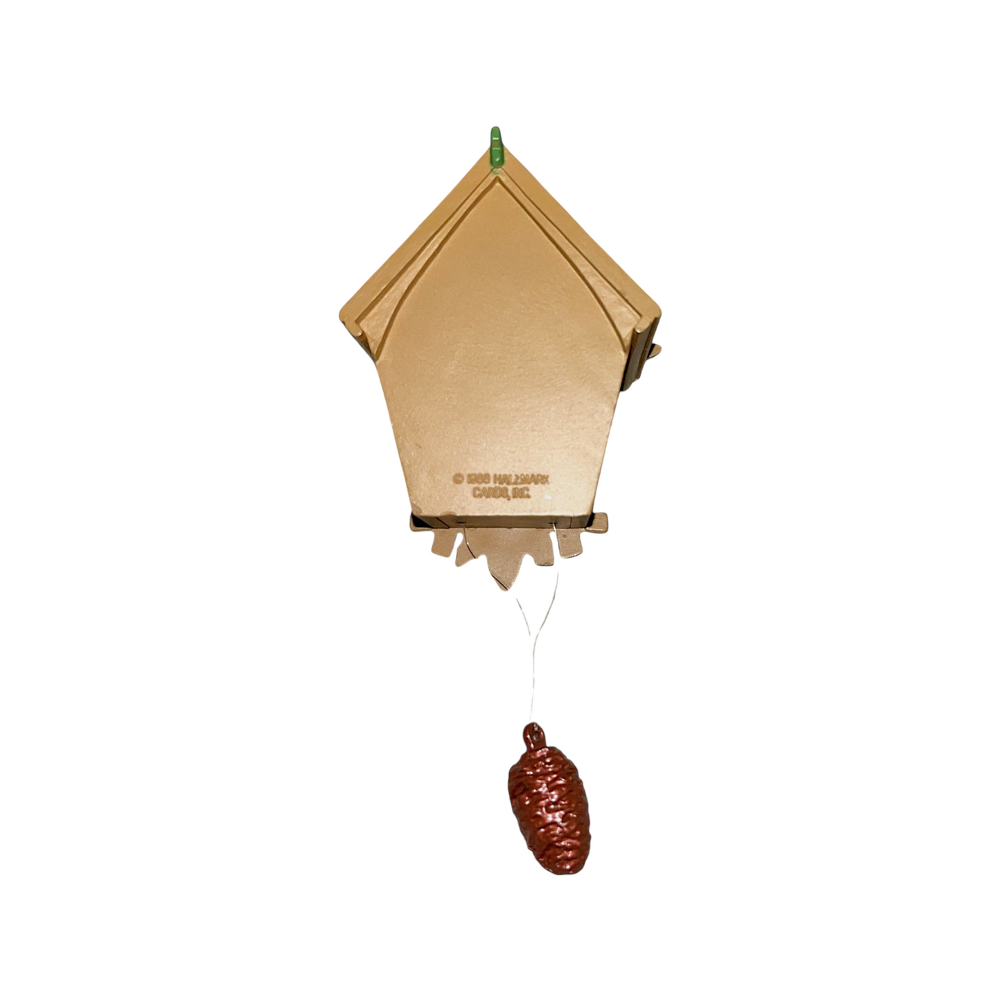 1988 Christmas Cuckoo (Clock) Hallmark Ornament QX480-1 Image4