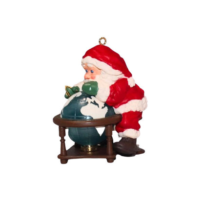 1988 Circling the Globe Hallmark Ornament (Santa Claus) QLX7124