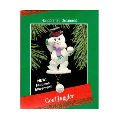 1988 Cool Juggler Hallmark Ornament (Snowmen) QX4874
