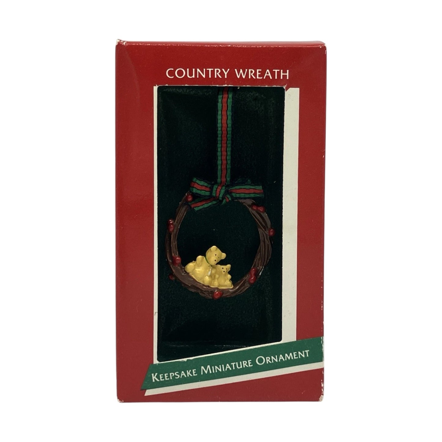 1988 Country Wreath (Wreath) Hallmark Ornament QXM573-1 Image2