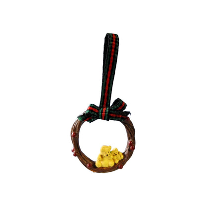 1988 Country Wreath (Wreath) Hallmark Ornament QXM573-1 Image4