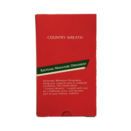 1988 Country Wreath (Wreath) Hallmark Ornament QXM573-1 Image6