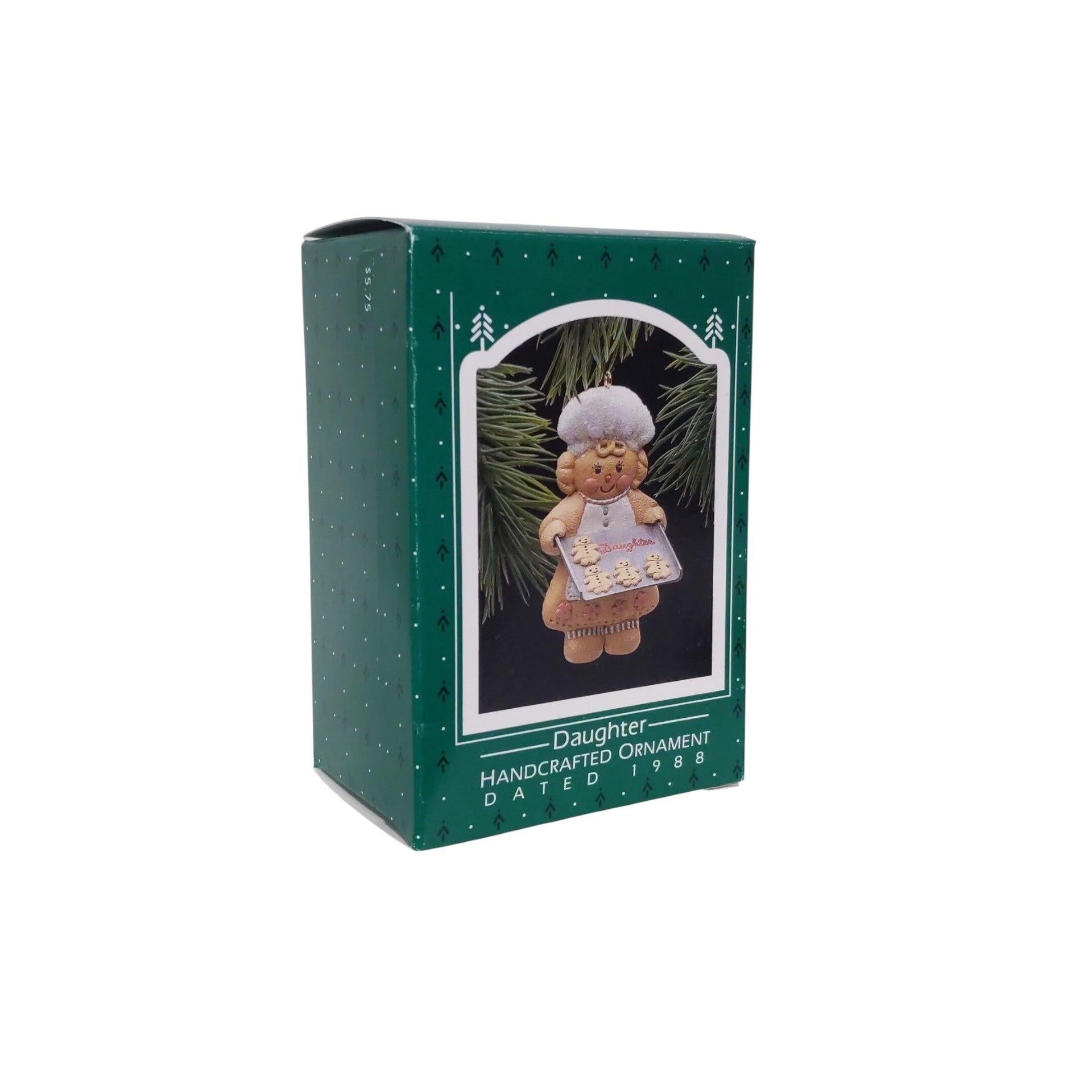 1988 Daughter (Gingerbread) Hallmark Ornament QX415-1 Image2