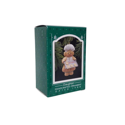 1988 Daughter (Gingerbread) Hallmark Ornament QX415-1 Image2