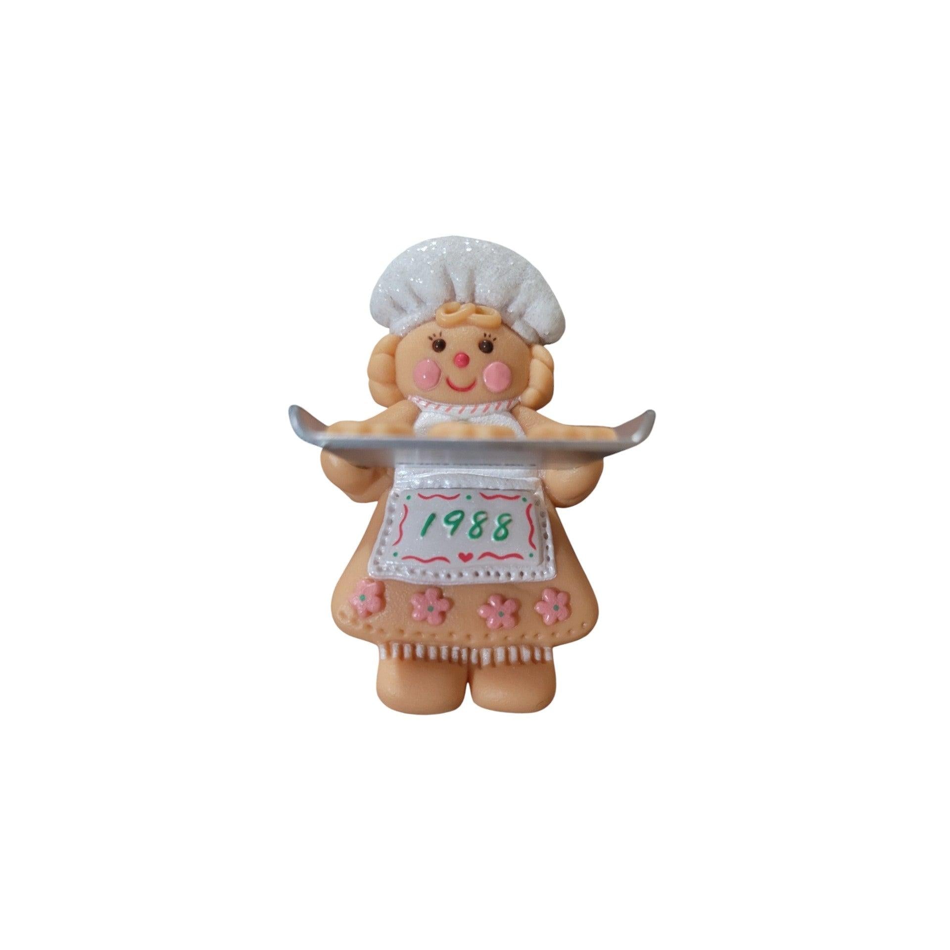 1988 Daughter (Gingerbread) Hallmark Ornament QX415-1 Image3