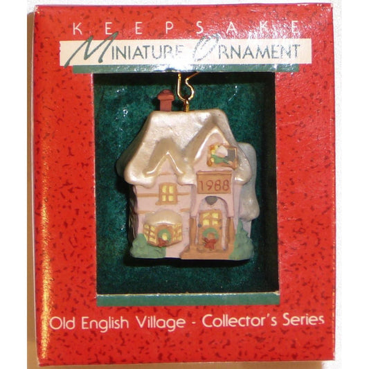 1988 Family Home Hallmark Ornament (Old English Village) QXM5634