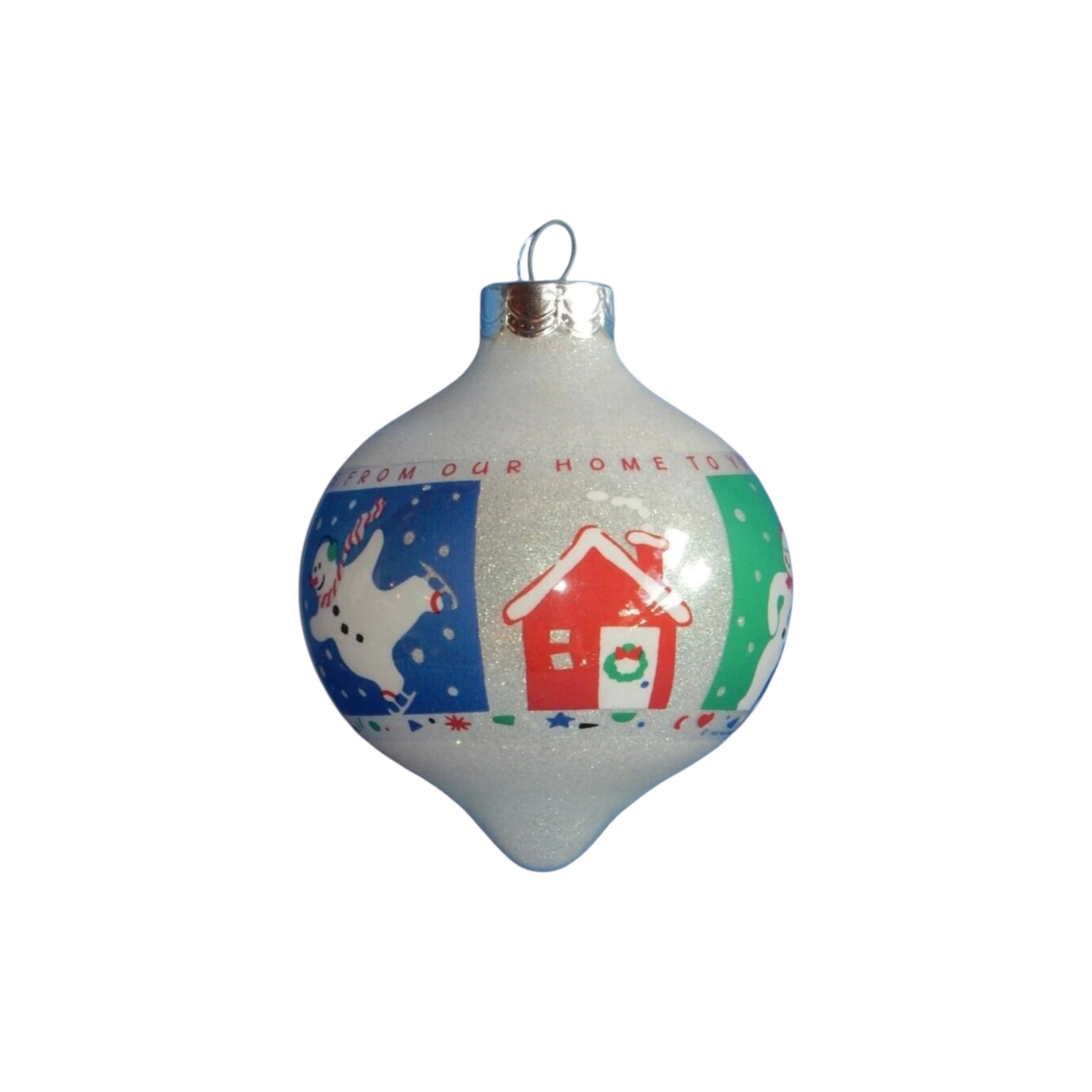 1988 From Our Home to Yours (Ball) Hallmark Ornament QX279-4 Image4