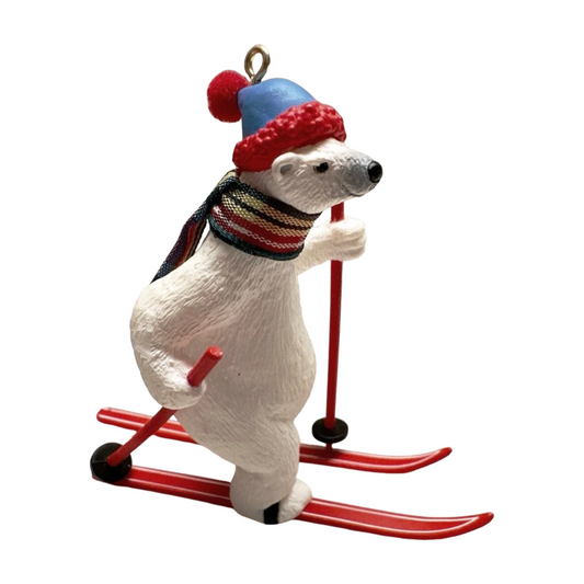 1988 Goin' Cross-Country Hallmark Ornament (Polar Bear) QX4764 Image1
