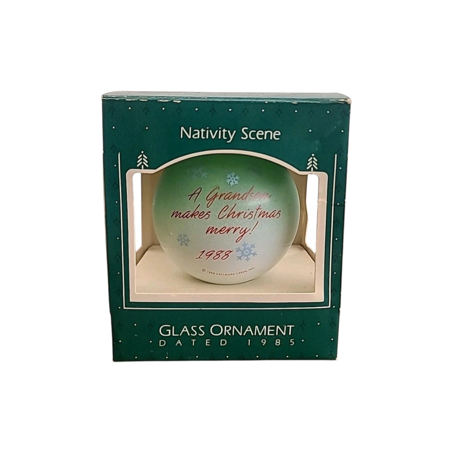 1988 Grandson (Ball) Hallmark Ornament QX278-1 Image5
