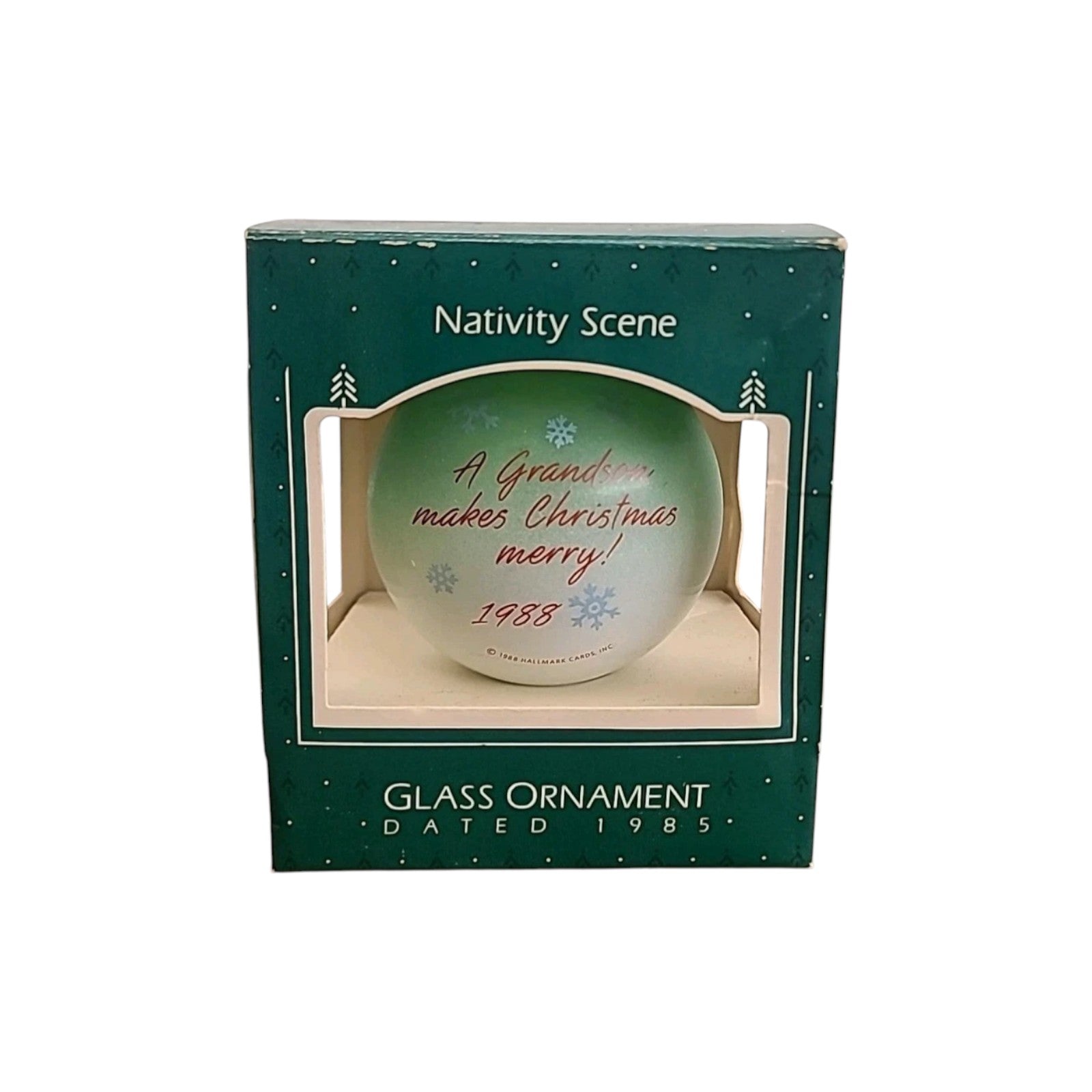 1988 Grandson (Ball) Hallmark Ornament QX278-1 Image5