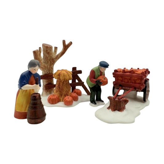 1988 Harvest Time – Set of 4 Department 56 Heritage Village Collection #56.5941-2 1475978 Image1