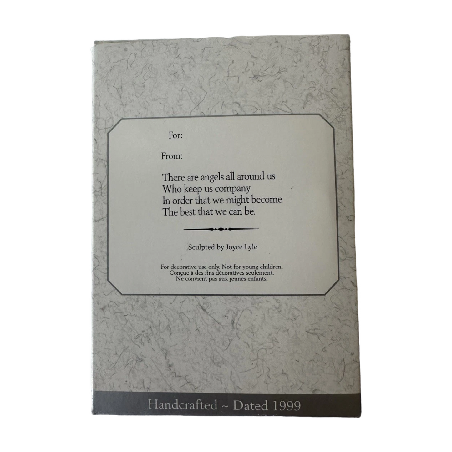 1988 Inspirational Angel Hallmark Ornament (Angel) QEO8347 Image6