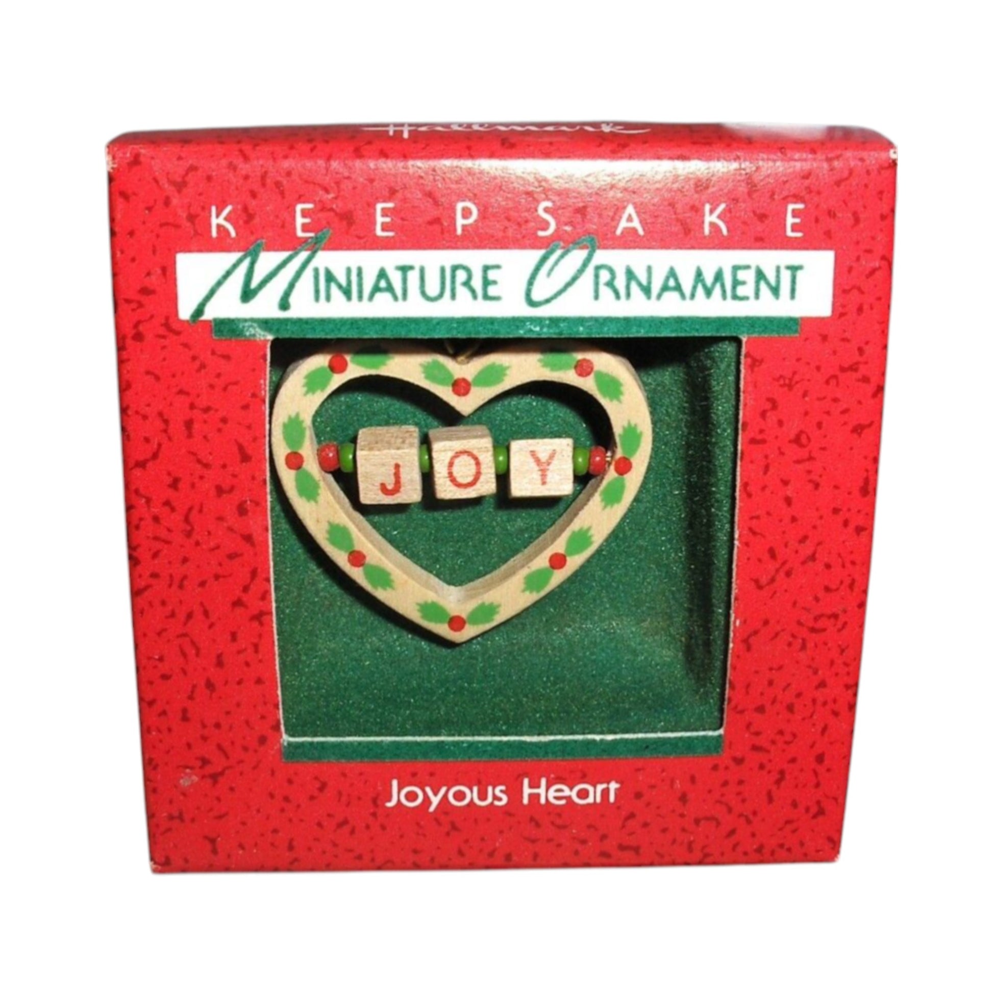 1988 Joyous Heart (Heart) Hallmark Ornament QXM569-1 Image2