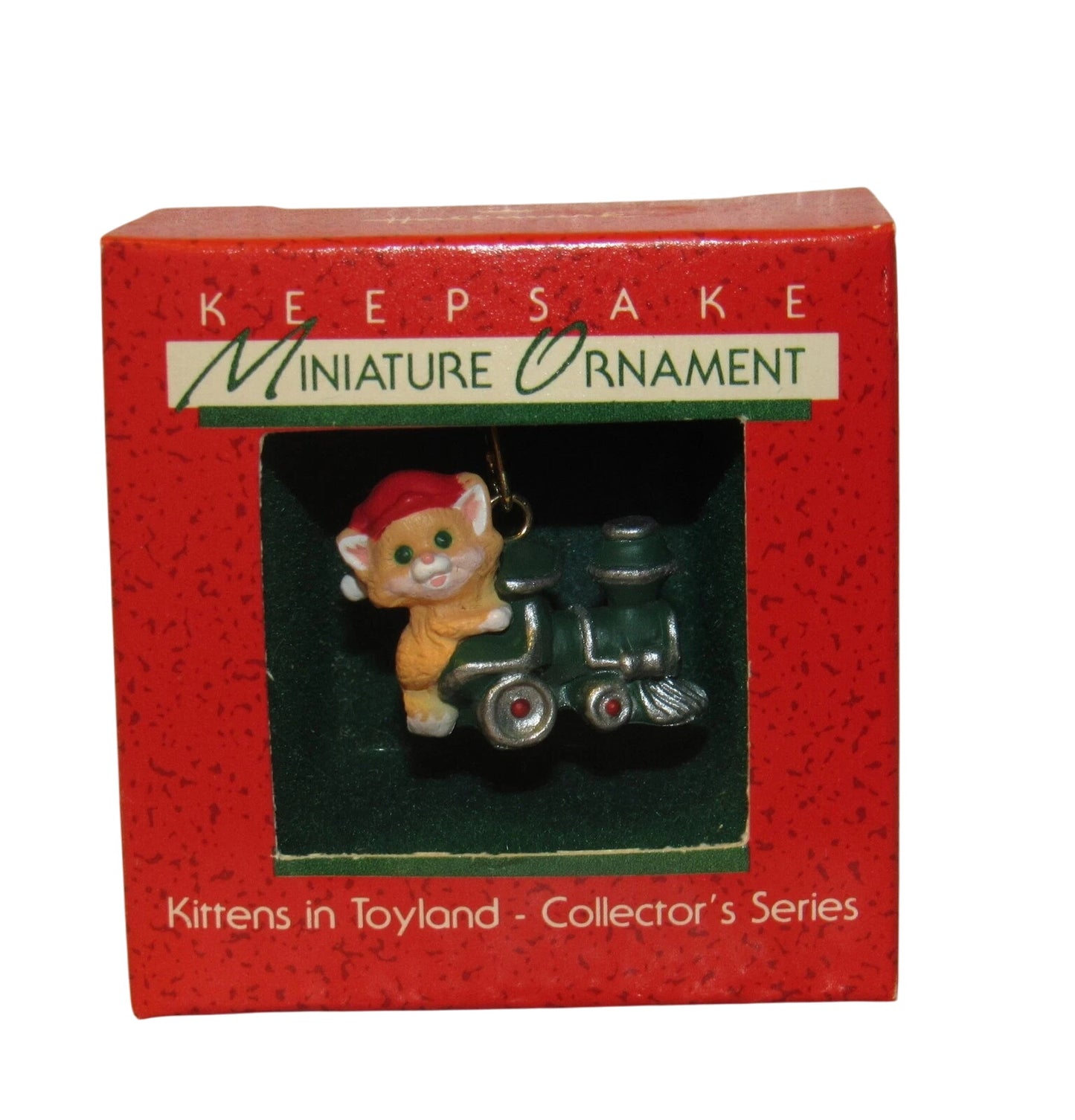 1988 Kitten w/ Locomotive (Kittens In Toyland)