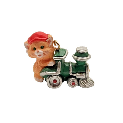 1988 Kitten w/ Locomotive (Kittens In Toyland)