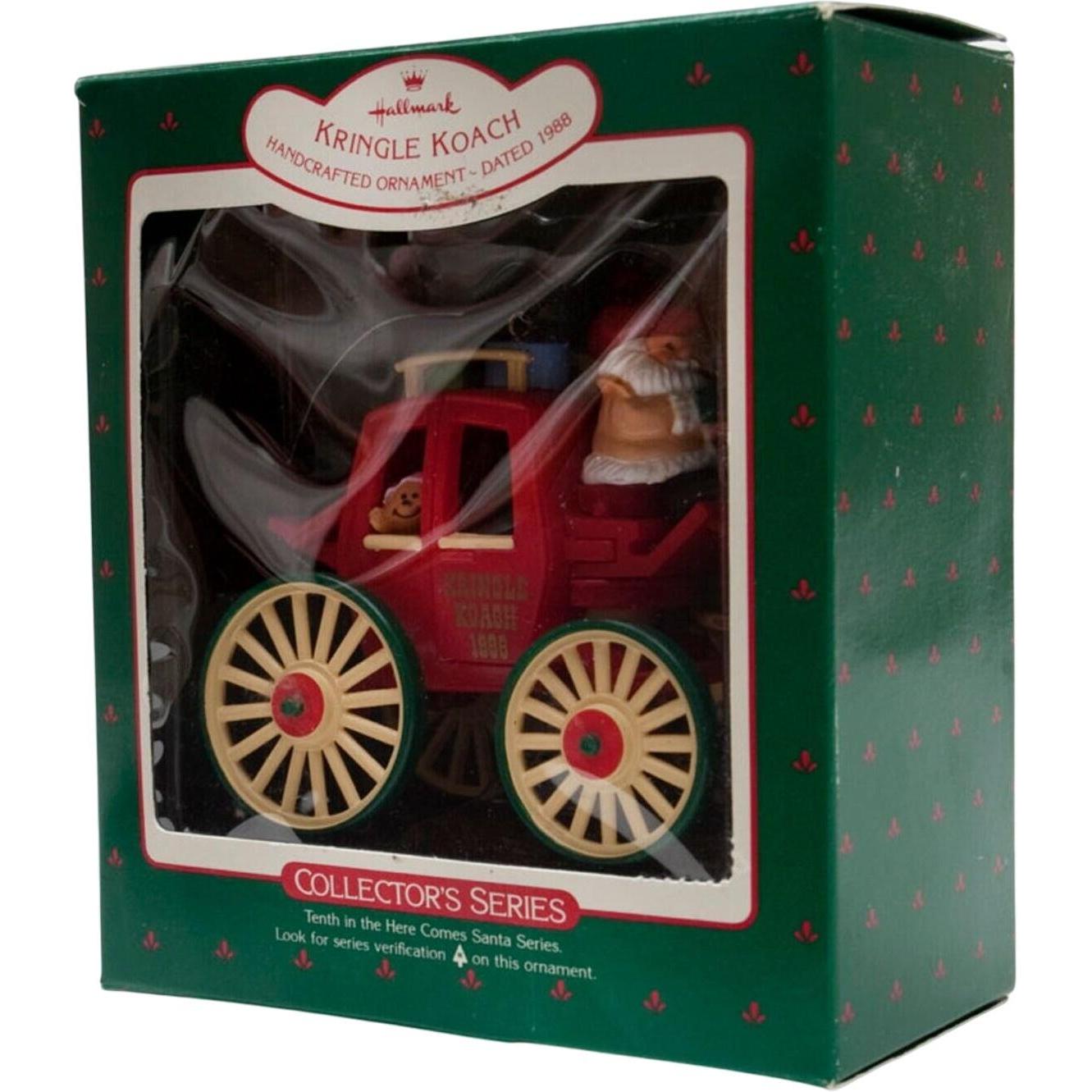 1988 Kringle Koach Hallmark Ornament (Here Comes Santa) QX4001