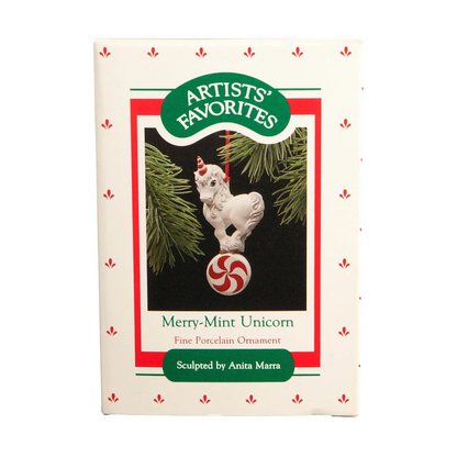 1988 Merry-Mint Unicorn Hallmark Ornament (Unicorn) QX4234
