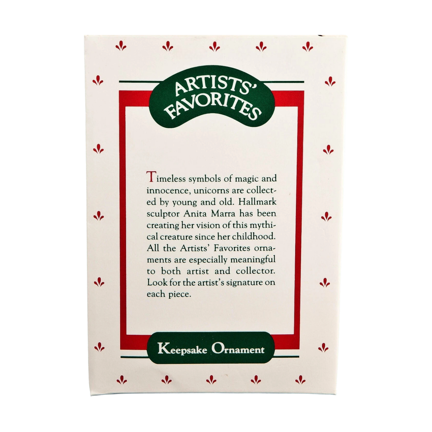 1988 Merry-Mint Unicorn Hallmark Ornament (Unicorn) QX4234