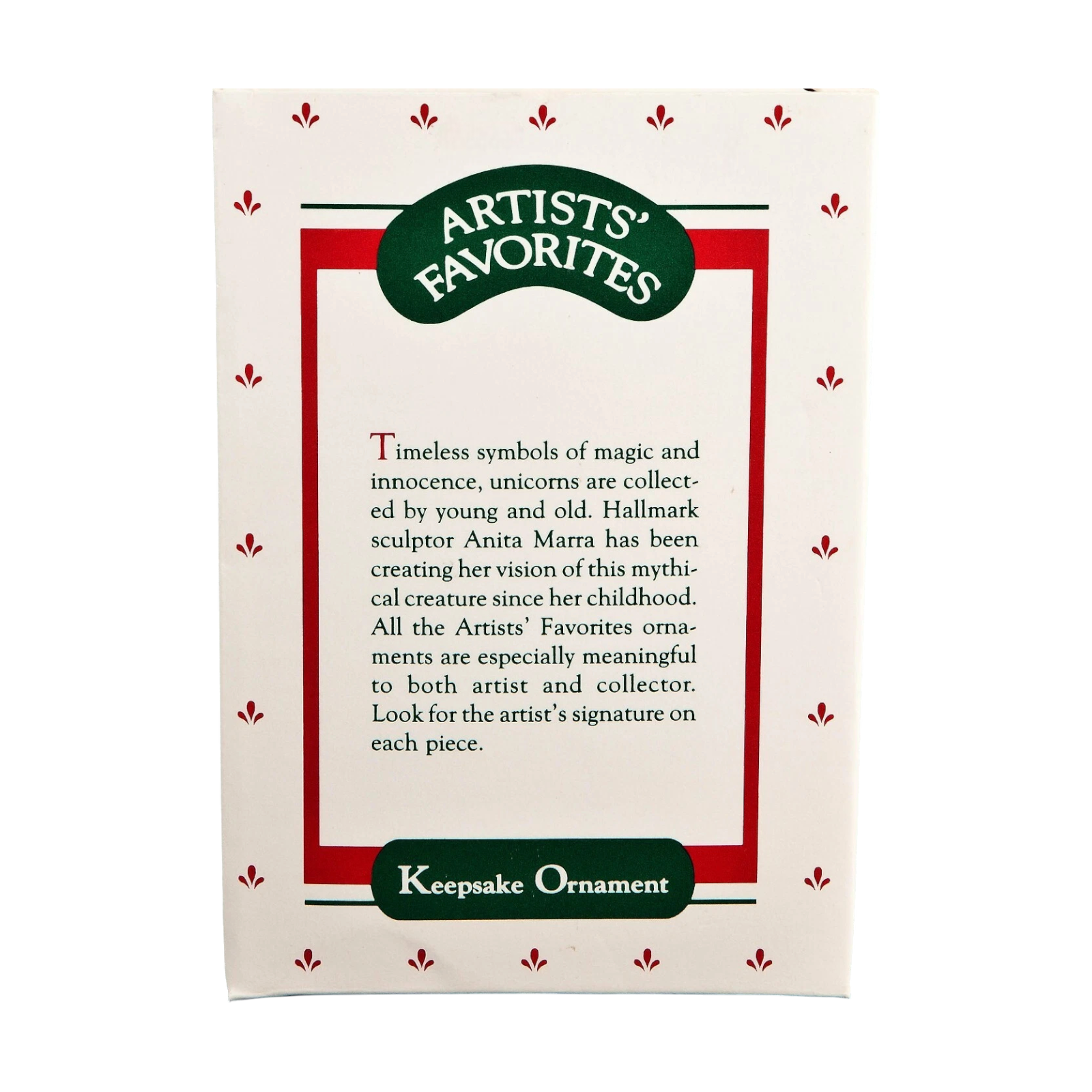 1988 Merry-Mint Unicorn Hallmark Ornament (Unicorn) QX4234