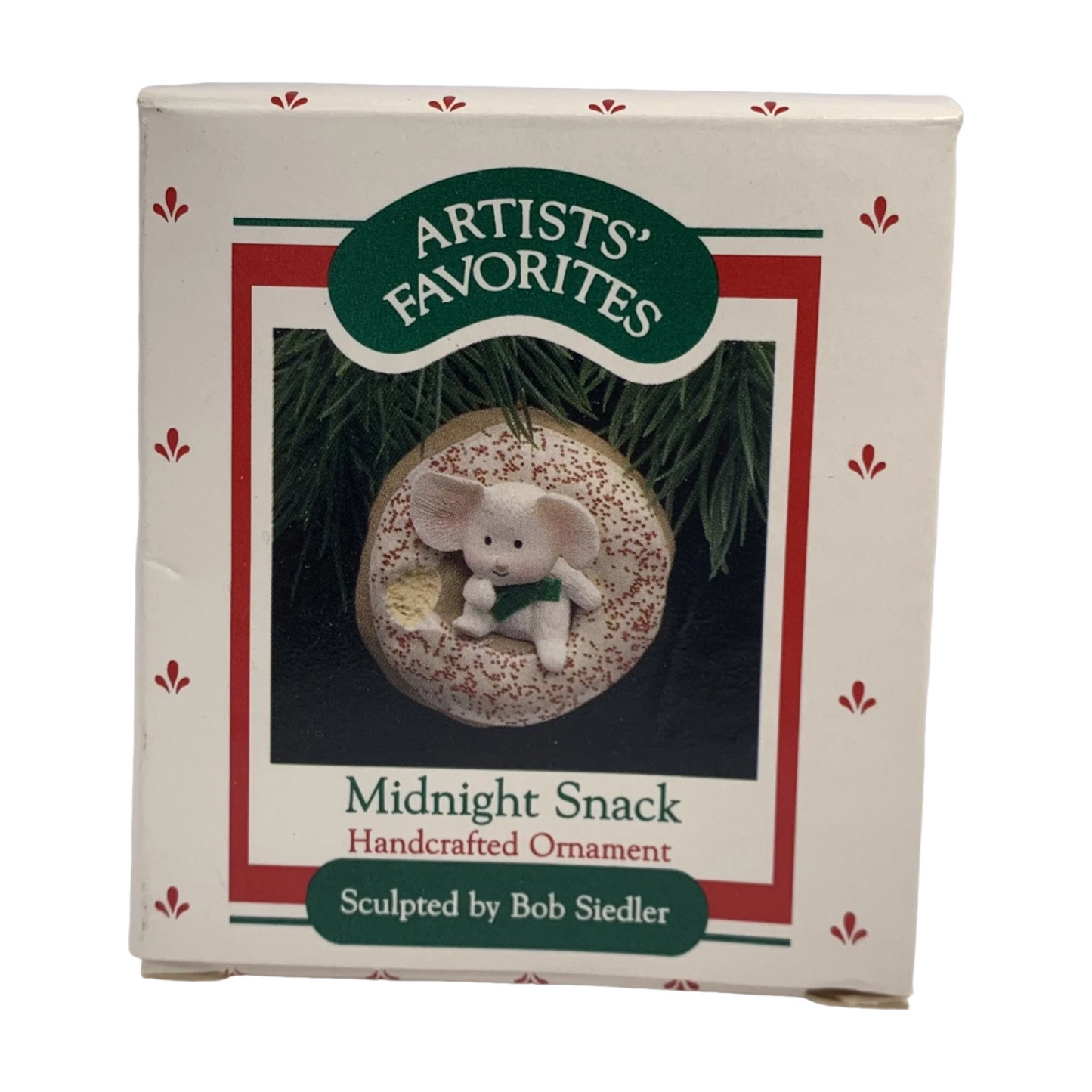 1988 Midnight Snack Hallmark Ornament (Mouse) QX4104 Image2