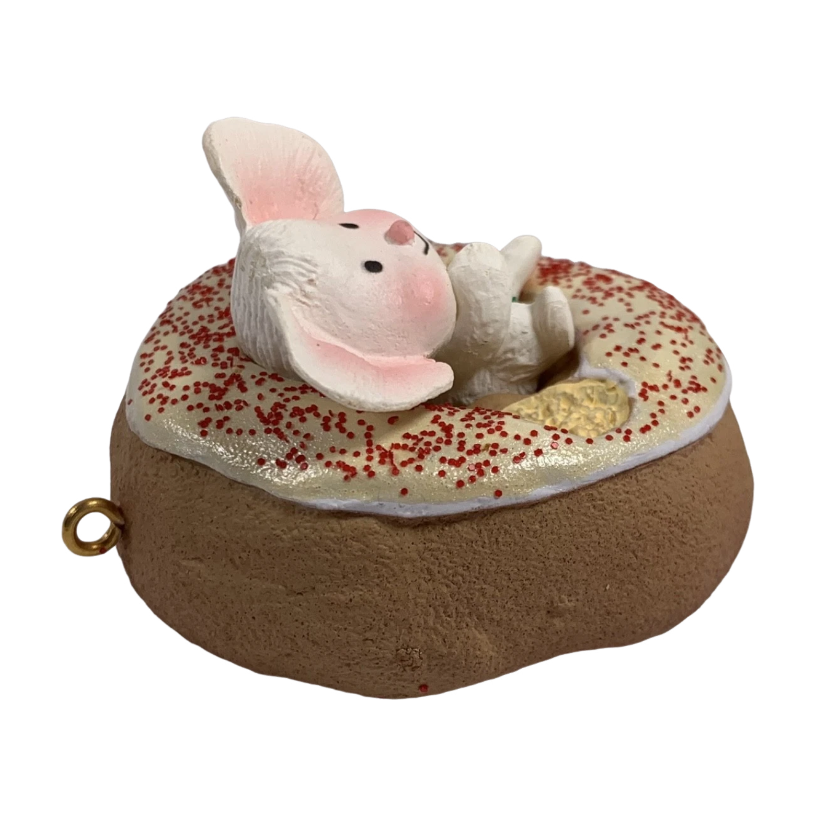1988 Midnight Snack Hallmark Ornament (Mouse) QX4104 Image5