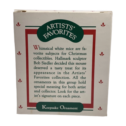 1988 Midnight Snack Hallmark Ornament (Mouse) QX4104 Image6