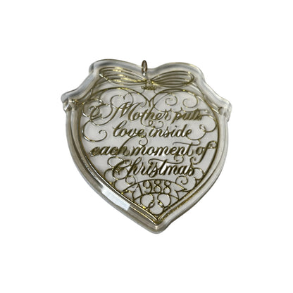 1988 Mother (Acrylic) Hallmark Ornament QX375-1 Image1