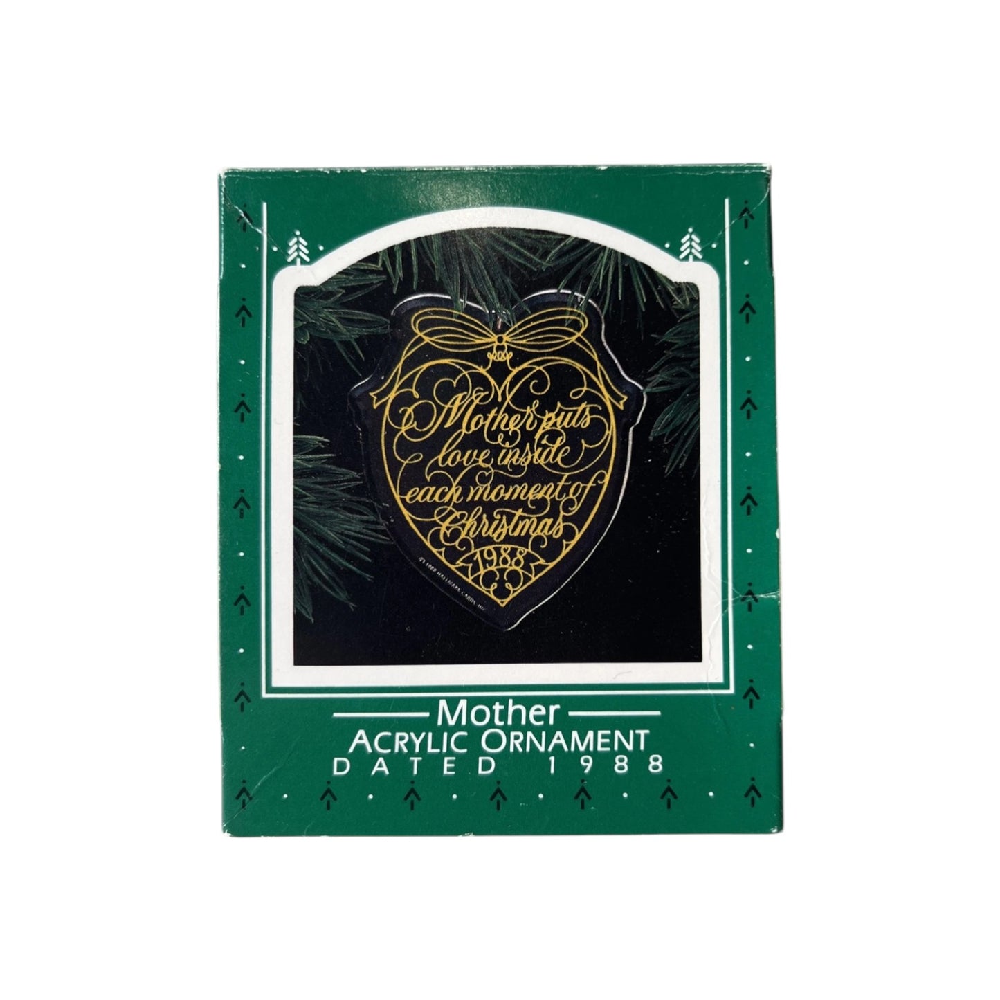 1988 Mother (Acrylic) Hallmark Ornament QX375-1 Image2