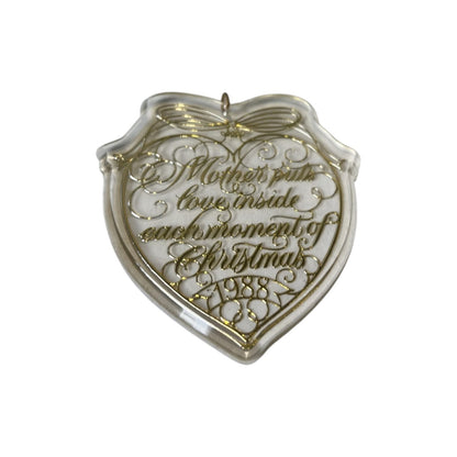 1988 Mother (Acrylic) Hallmark Ornament QX375-1 Image3