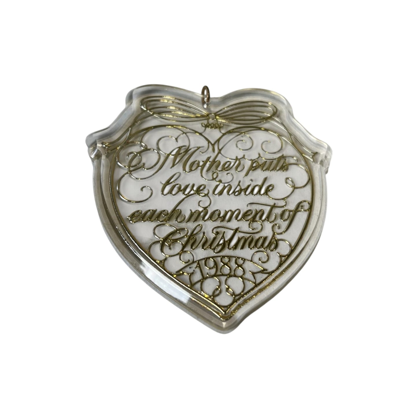 1988 Mother (Acrylic) Hallmark Ornament QX375-1 Image4