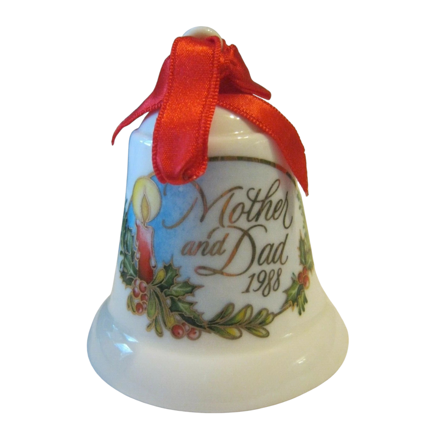 1988 Mother and Dad Hallmark Ornament (Bell) QX4144