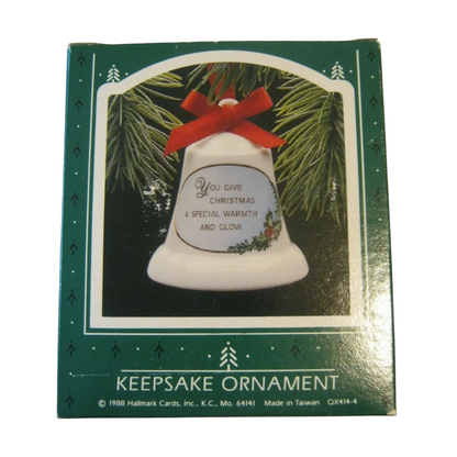 1988 Mother and Dad Hallmark Ornament (Bell) QX4144