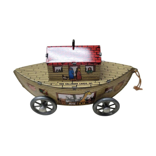 1988 Noah's Ark Hallmark Ornament (Noah's Ark) QX4904 Image1