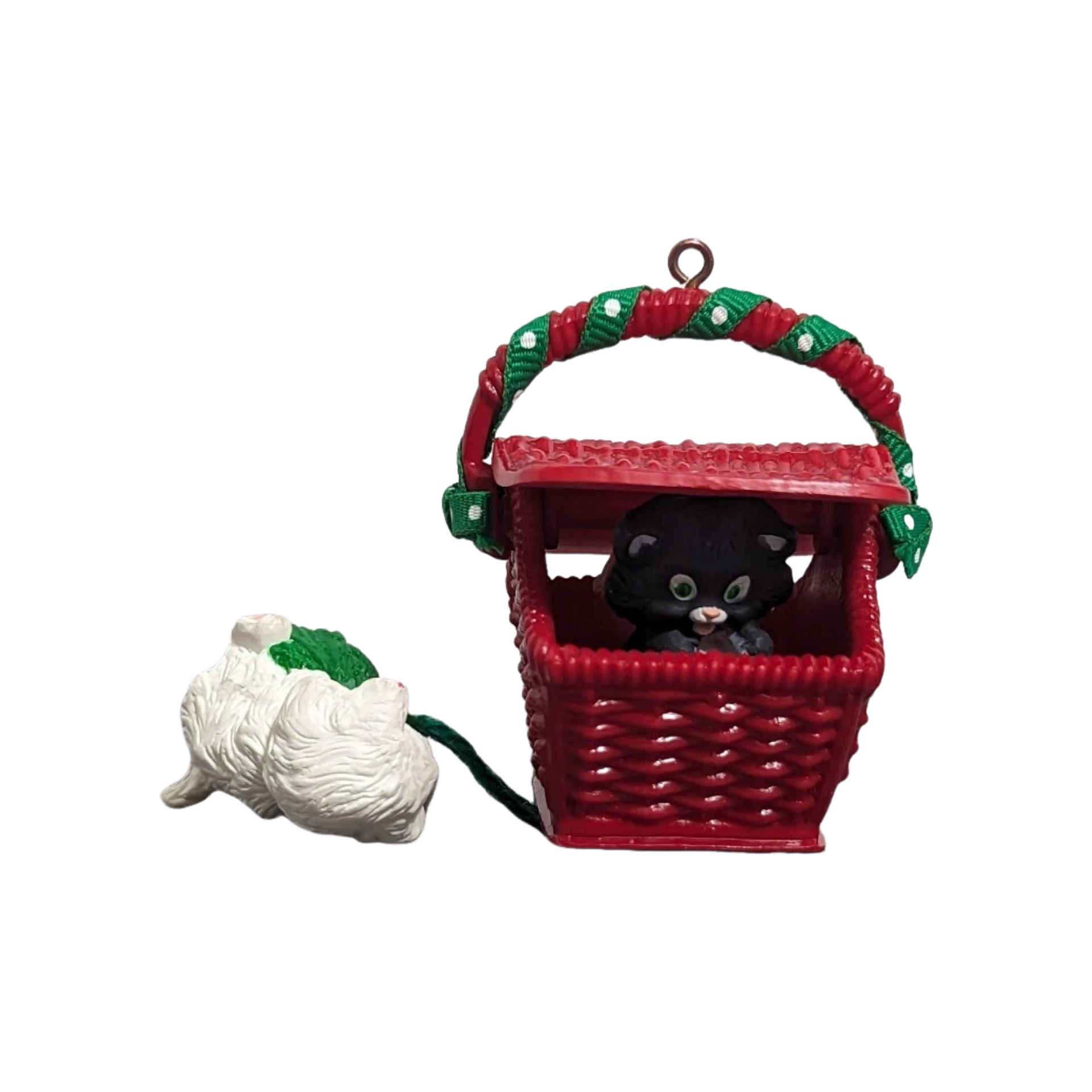 1988 Peek-a-Book Kitties Hallmark Ornament (Kitten) QX4871 Image4