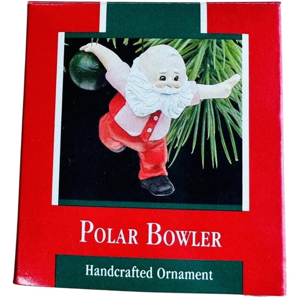 1988 Polar Bowler Hallmark Ornament (Santa Claus) QX4784