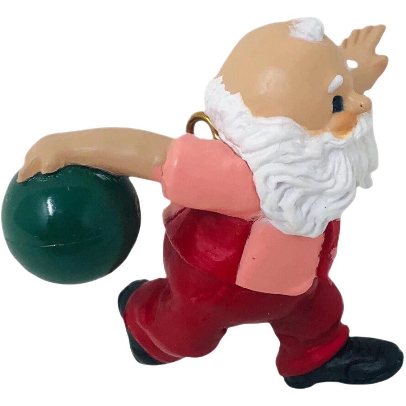 1988 Polar Bowler Hallmark Ornament (Santa Claus) QX4784