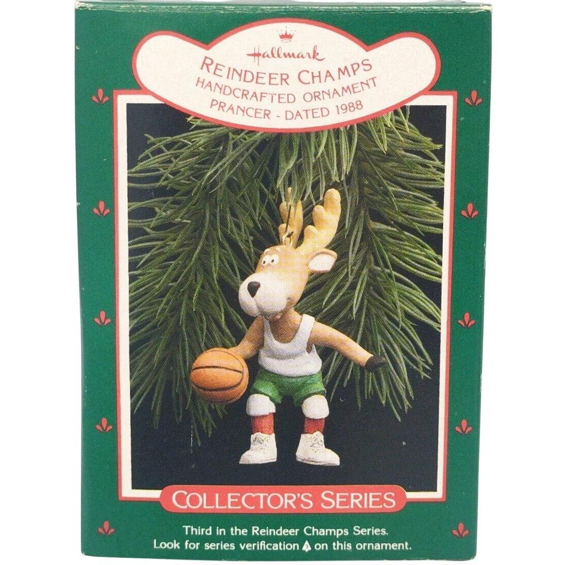 1988 Prancer Hallmark Ornament (Reindeer Champs) QX4051