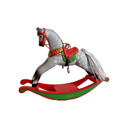 1988 Rocking Horse Hallmark Ornament (Rocking Horse) QX4121 Image3