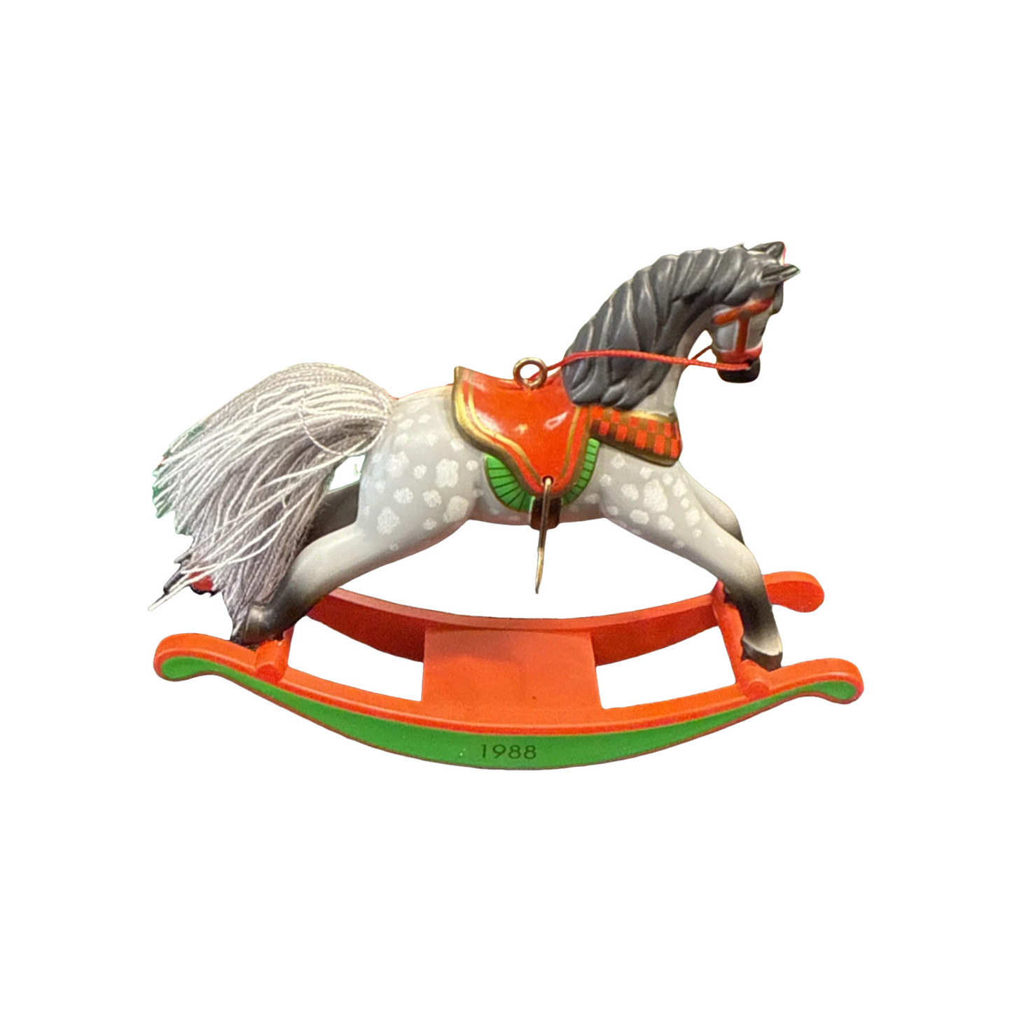 1988 Rocking Horse Hallmark Ornament (Rocking Horse) QX4121 Image5