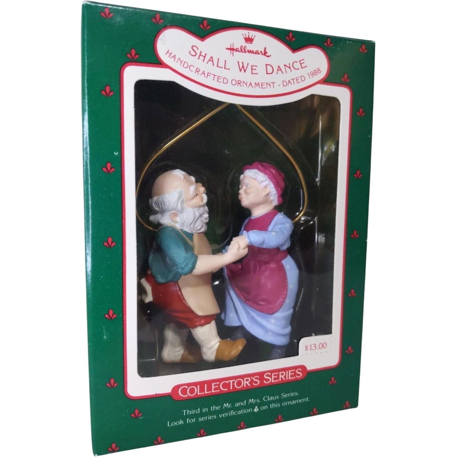 1988 Shall We Dance Hallmark Ornament (Mr. And Mrs. Claus) QX4011
