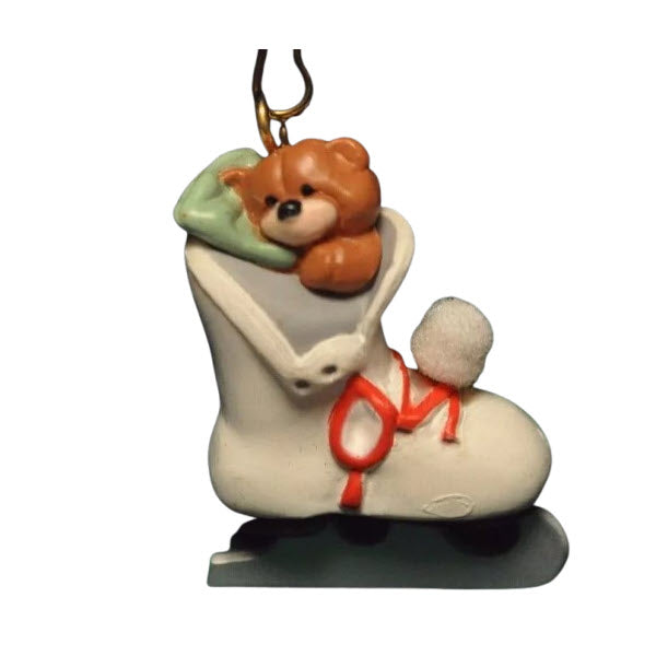 1988 Snuggly Skater Hallmark Ornament (Skate) QXM5714