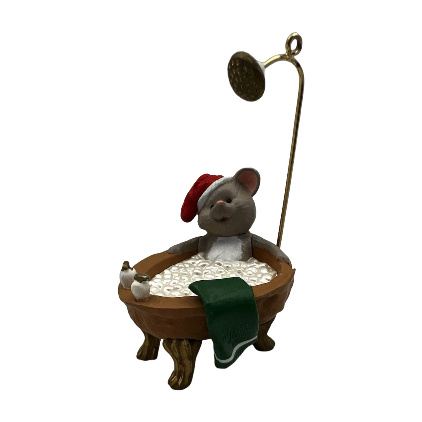 1988 Squeaky Clean Hallmark Ornament (Mouse) QX4754 Image3