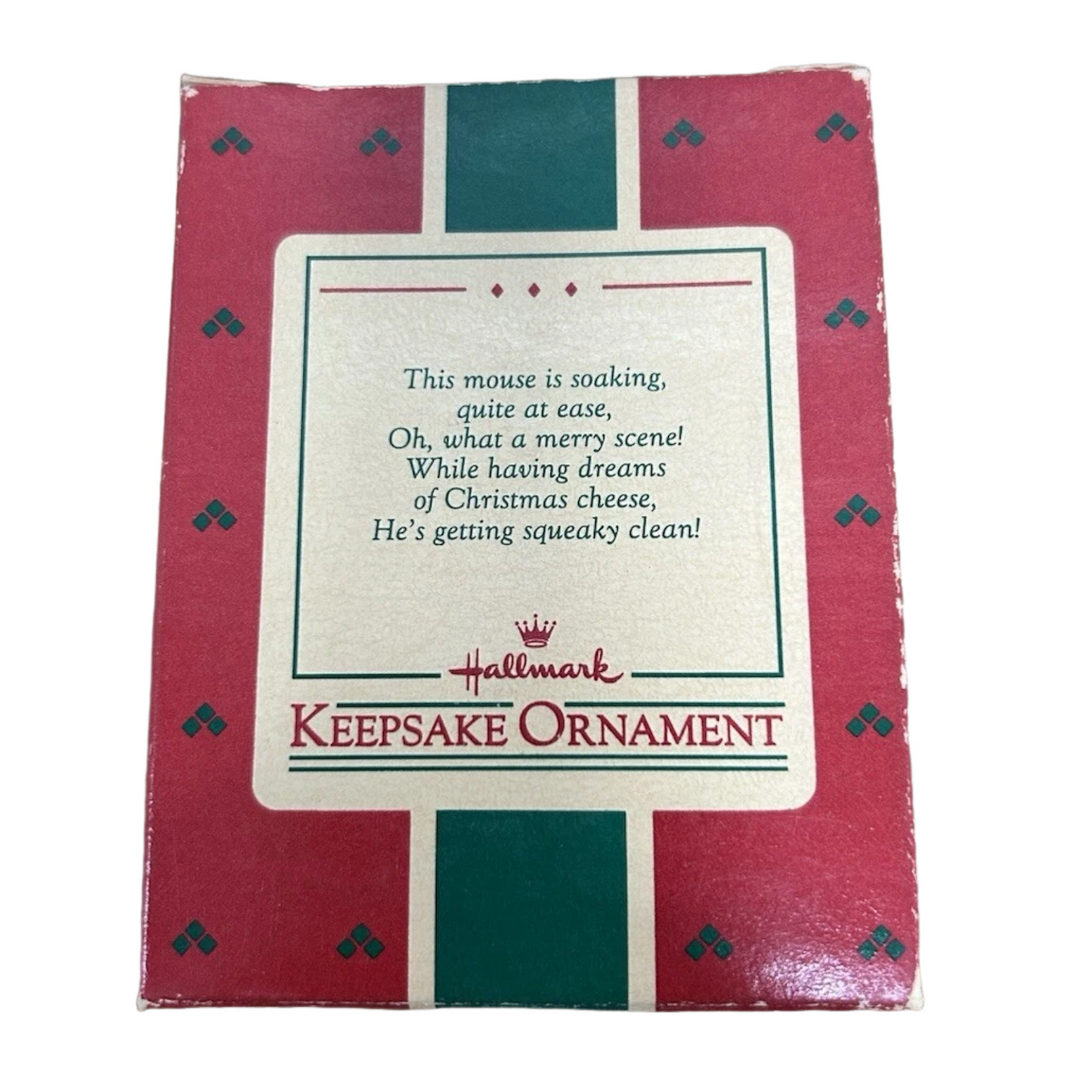 1988 Squeaky Clean Hallmark Ornament (Mouse) QX4754 Image6